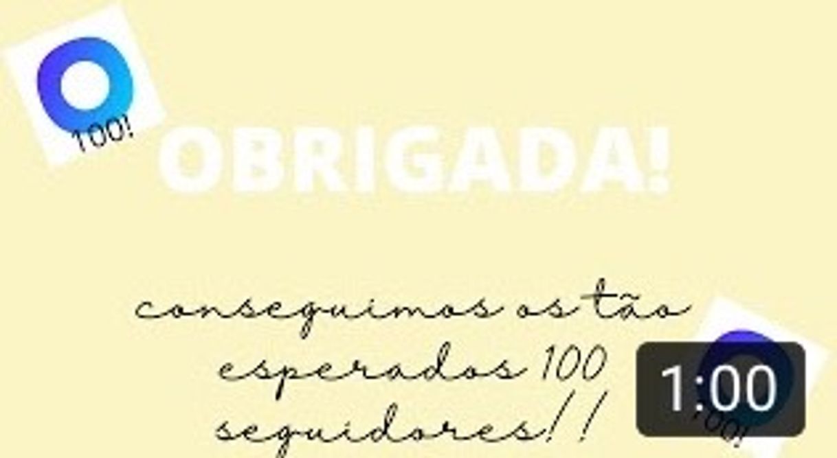 Moda Vídeo de Agradecimento aos 100 Seguidores no Peoople