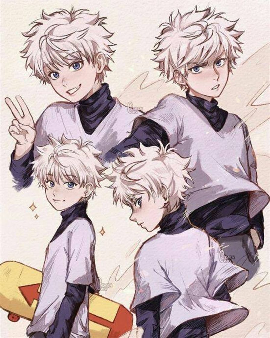 Fashion Fanart do Killua