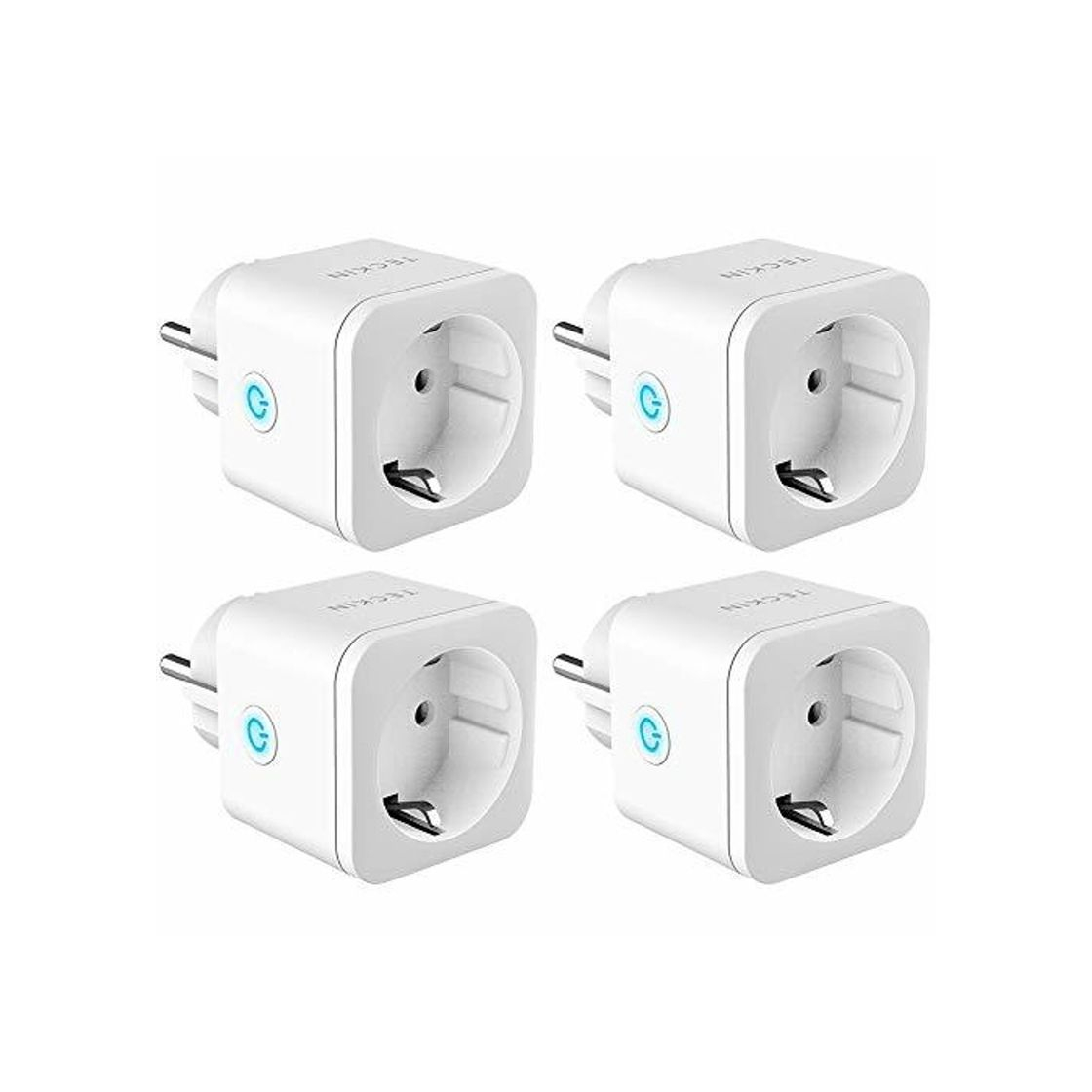 Electronic Enchufe Inteligente WiFi TECKIN 16A 3300W Mini Smart Plug Funciona con Amazon