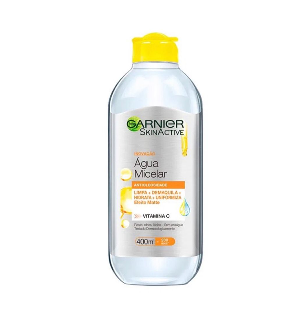 Moda Água Micelar Garnier Skin Antioleosidade c/ vitamina C