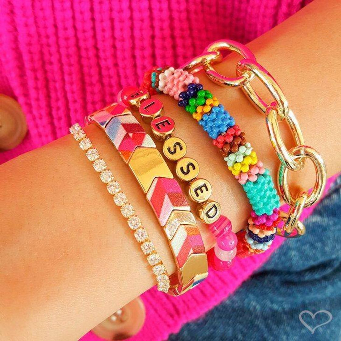 Moda Mix de Pulseiras 