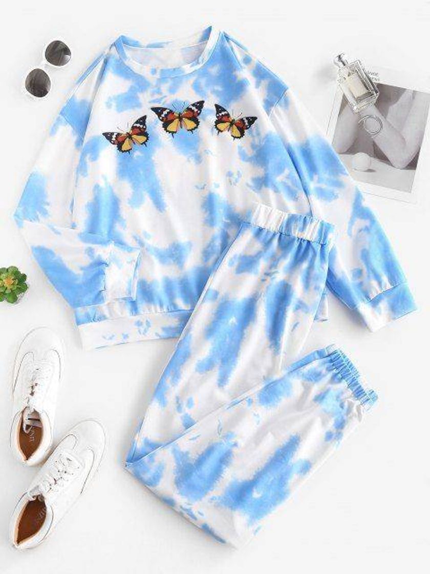 Moda Conjunto Moleton Tie Dye 