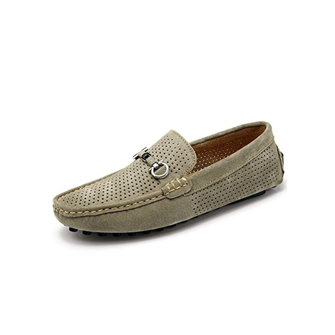 Productos Hombres Loafer de Cuero con Mocassim Gommino Slip en Zapatos para Caminar