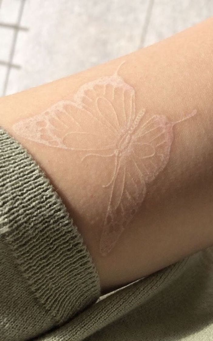 Moda Tatuagem de tinta transparente 