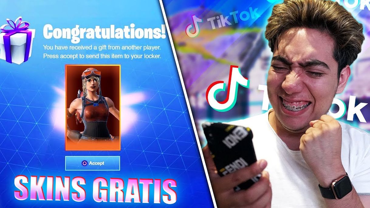 Fashion PROBANDO TIK TOKS VIRALES DE FORTNITE EN LA VIDA REAL ...