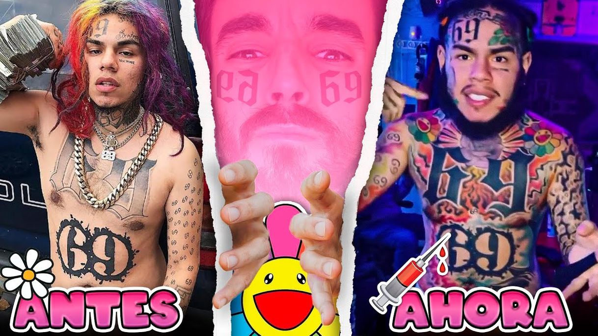 Fashion Los NUEVOS TATUAJES de TEKASHI 6IX9INE cubren su CUERPO ...