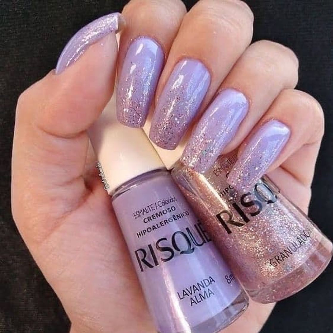 Moda ✨unhas lilás ✨