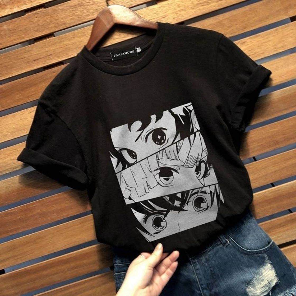 Moda Camiseta Kimetsu no yaiba