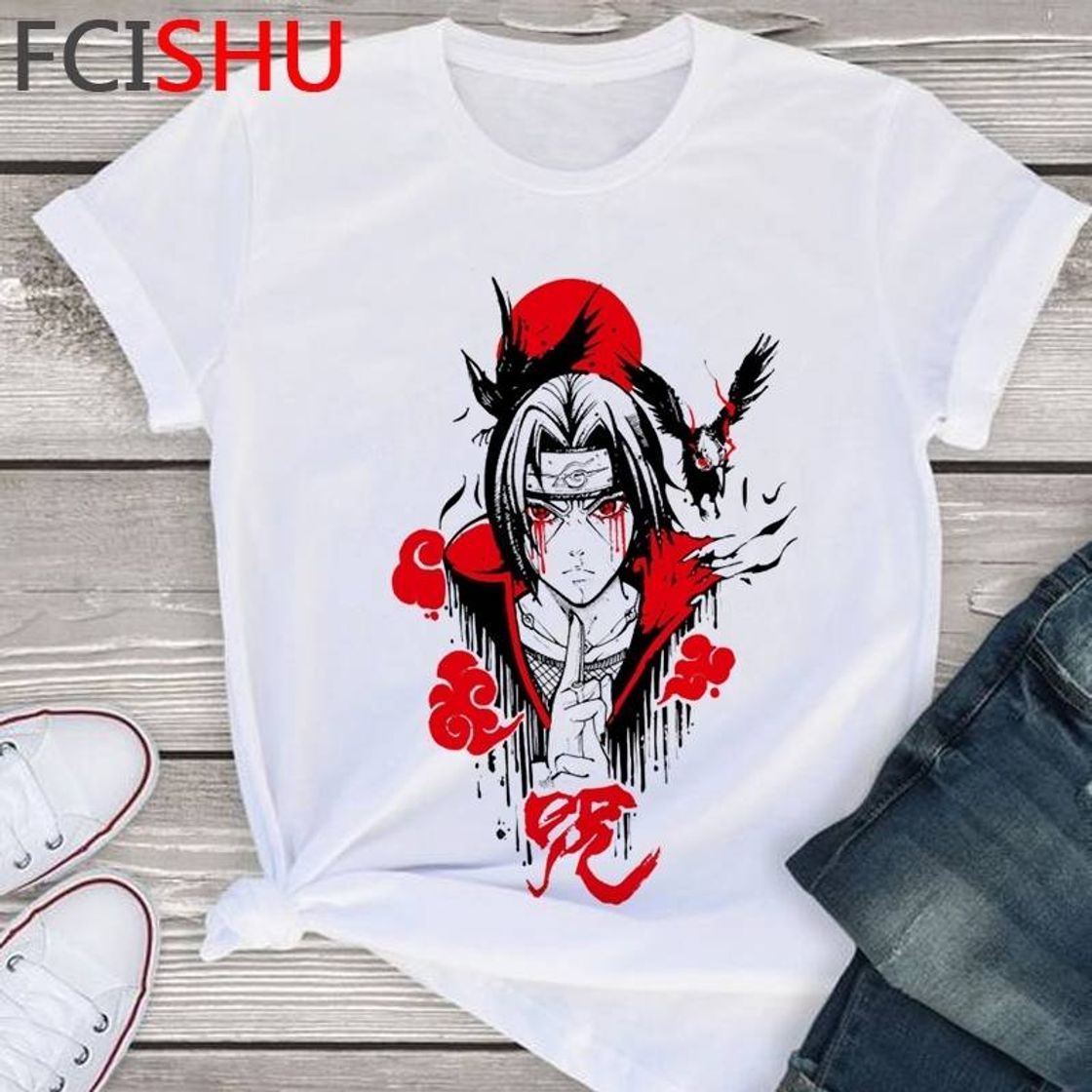 Fashion Camiseta do Itachi 