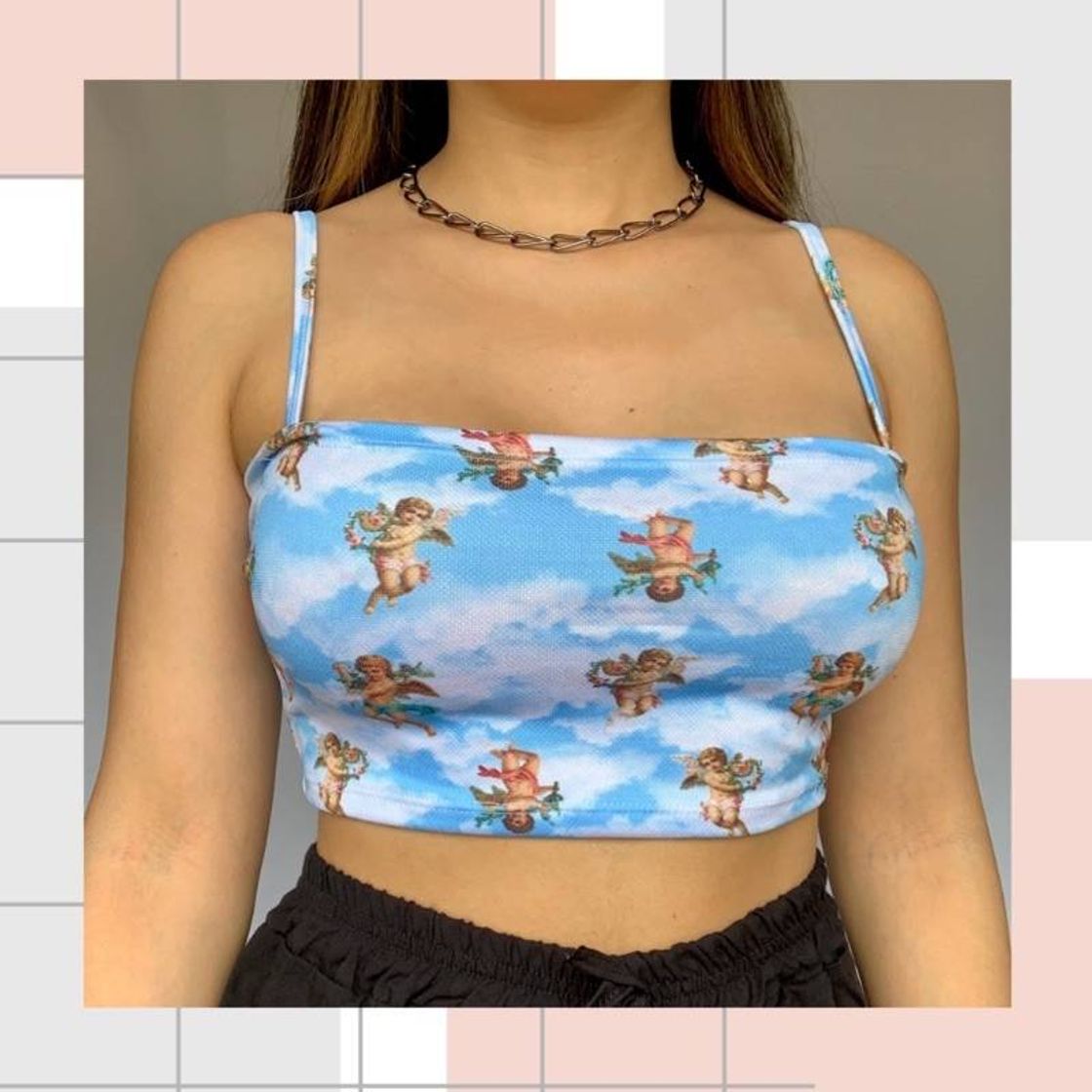 Moda Cropped Reto Angel 