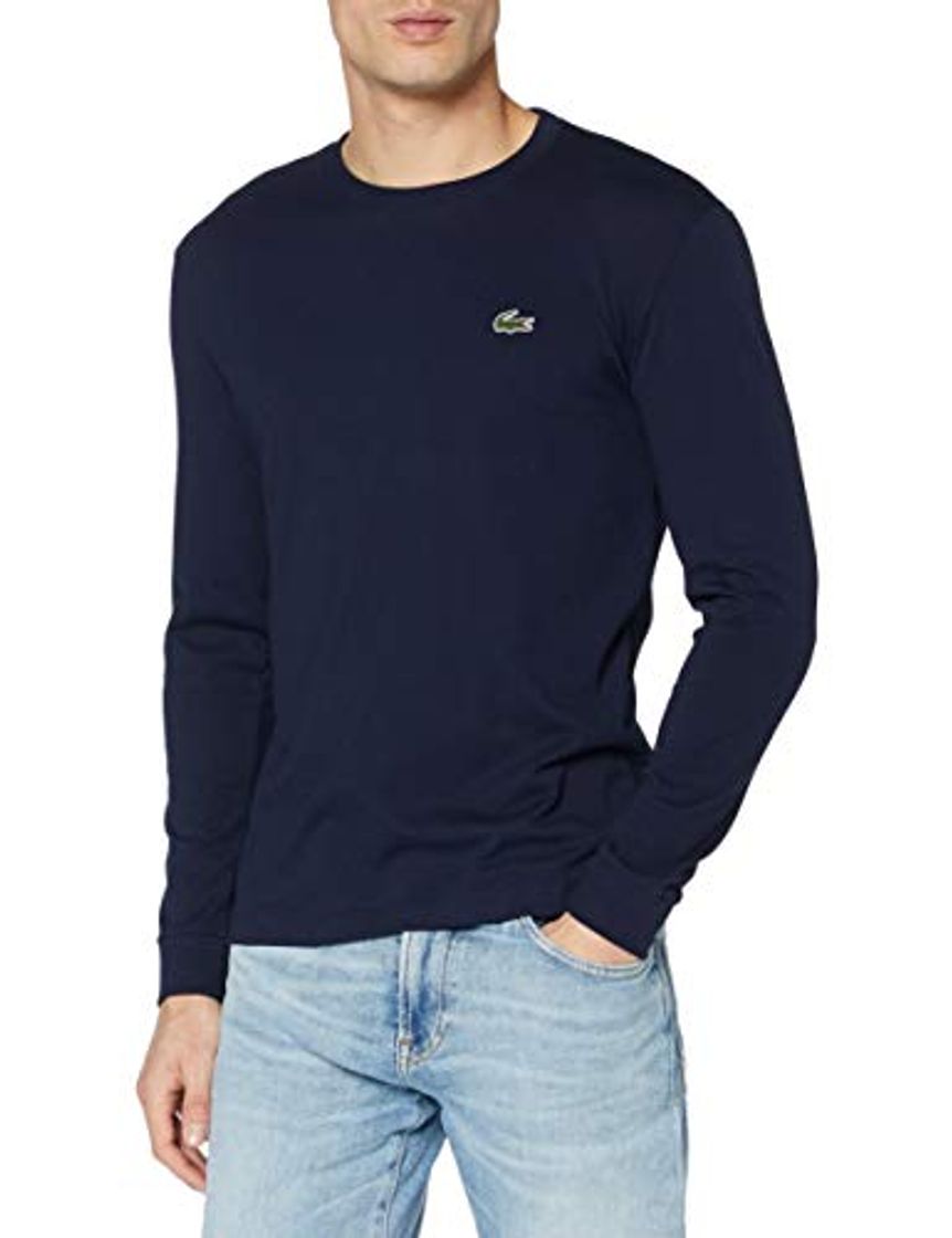 Fashion Lacoste Sport TH0123 Camiseta, Azul