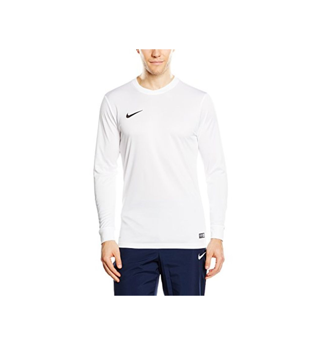 Moda Nike LS Park Vi JSY Camiseta de Manga Larga, Hombre, Azul