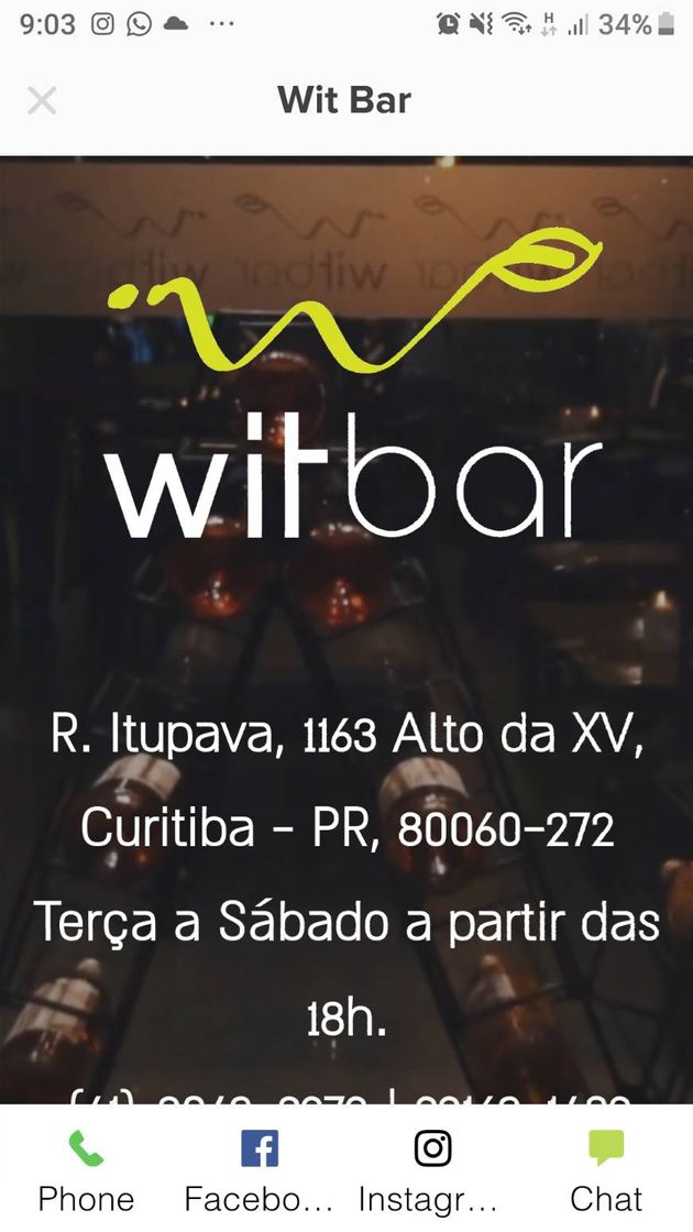 Lugar Wit Bar