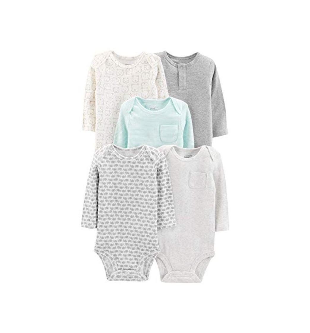 Moda Simple Joys by Carter's Baby - Body de manga larga para bebé