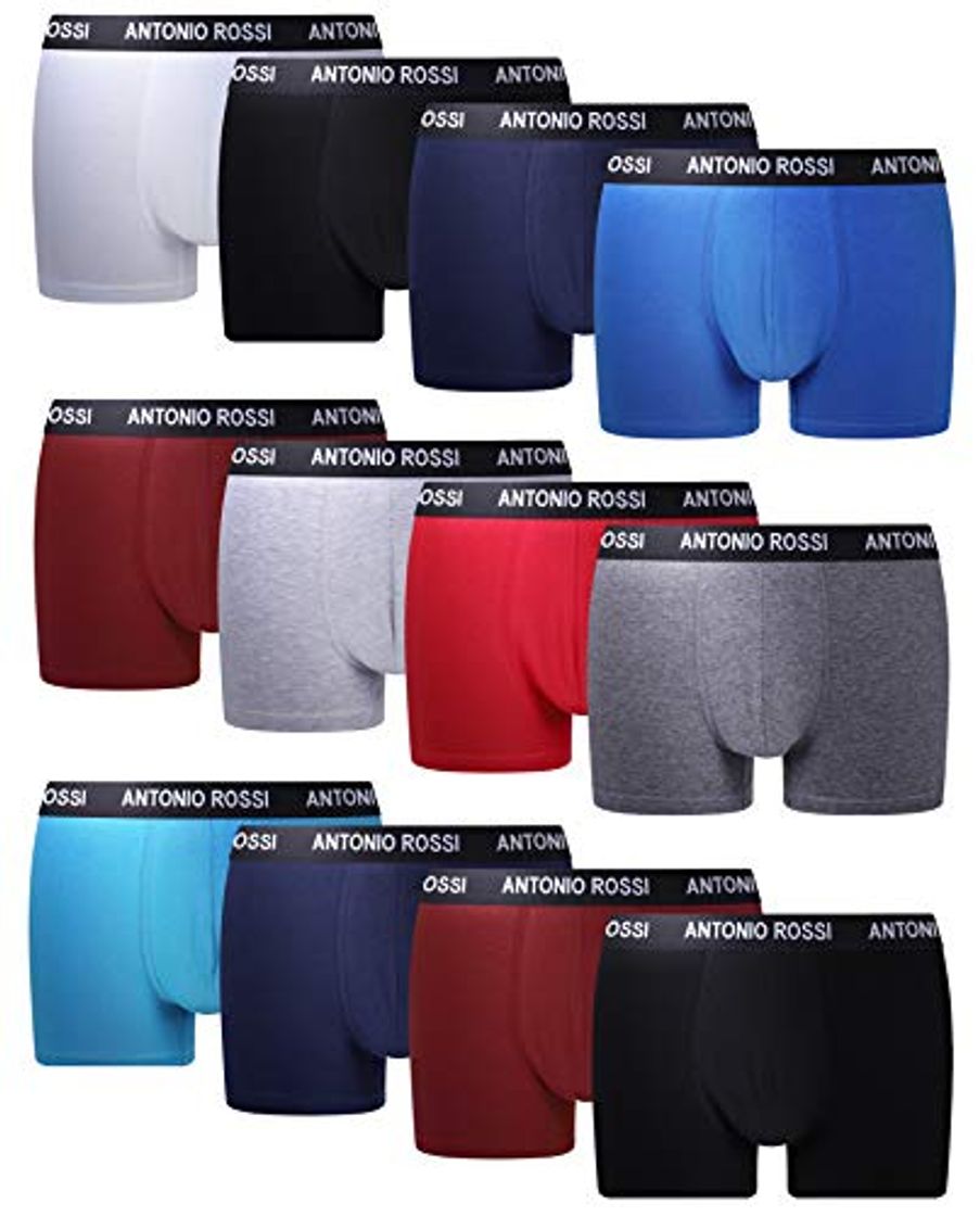 Moda FM London Fitted Boxer, Colores Claros, X-Large