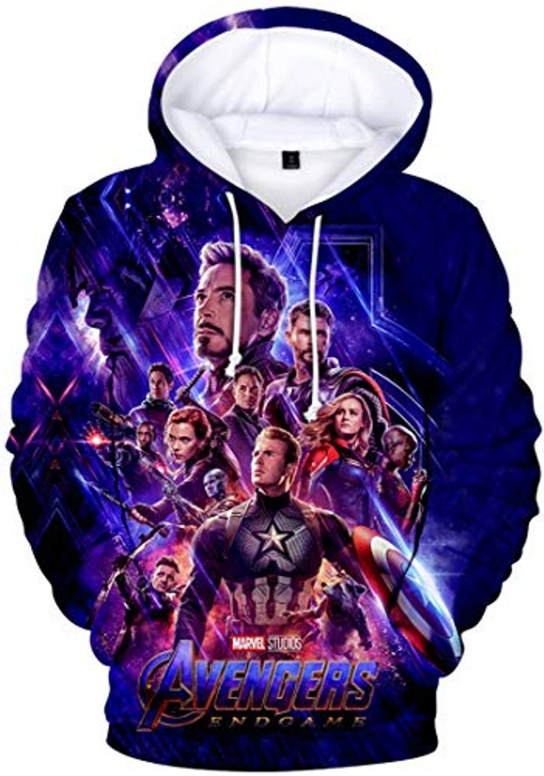 Social PANOZON Sudadera Hombre Impresión 3D de Vengadores Endgame para Fanes de Película