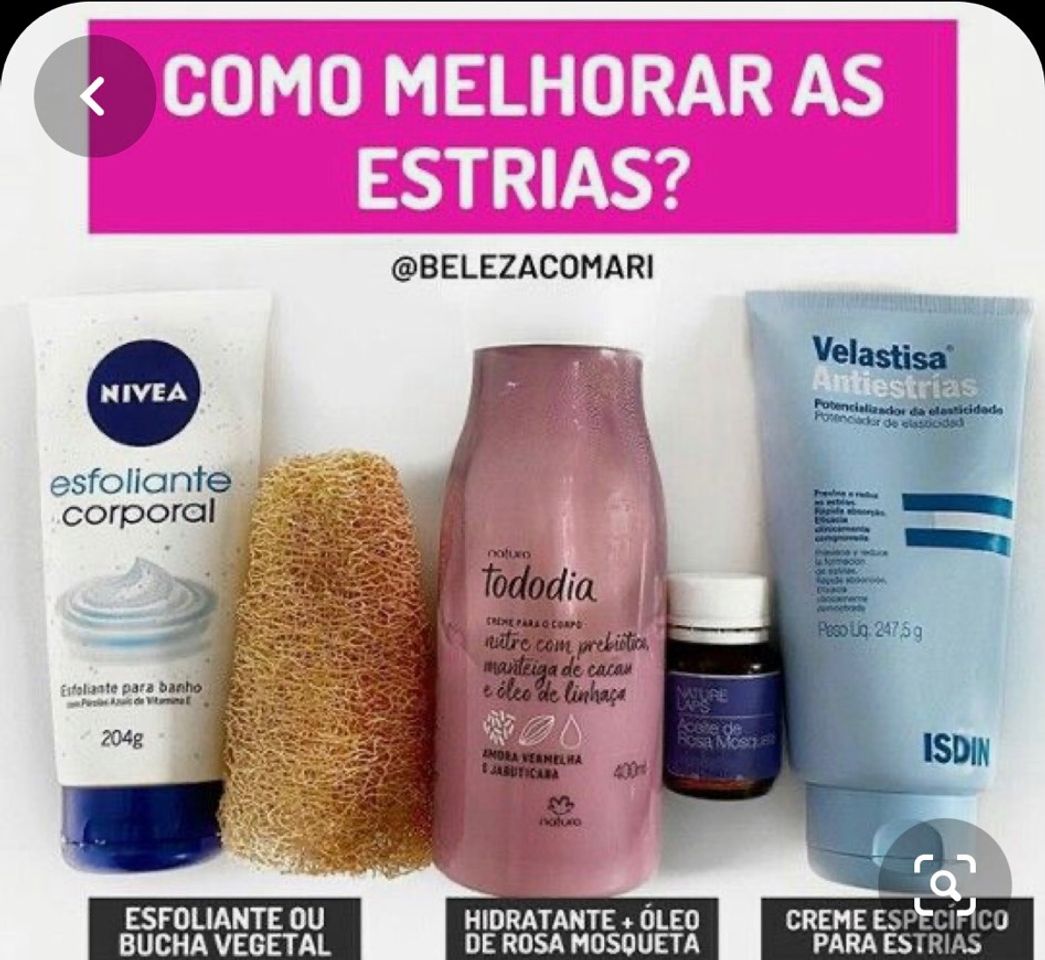 Moda melhorar estrias 