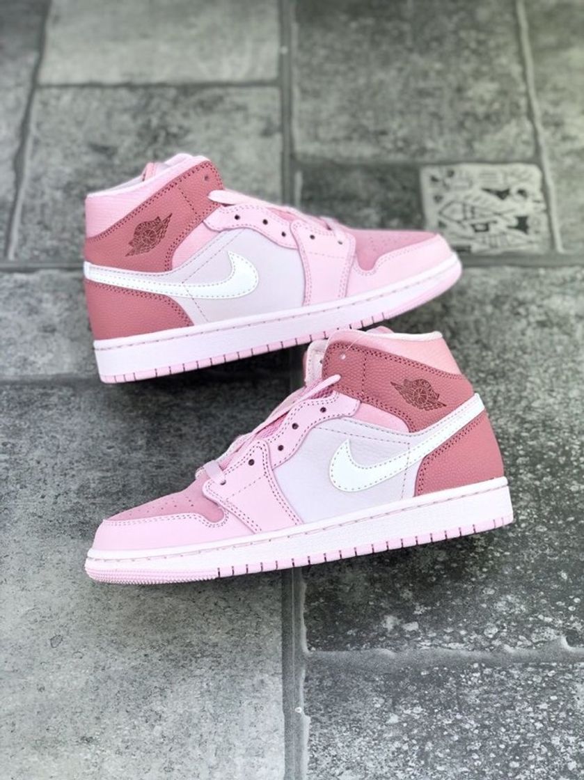 Moda air jordan 1 digital pink