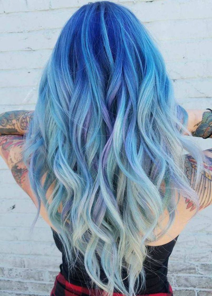 Moda Cabelo Anil 😍😍