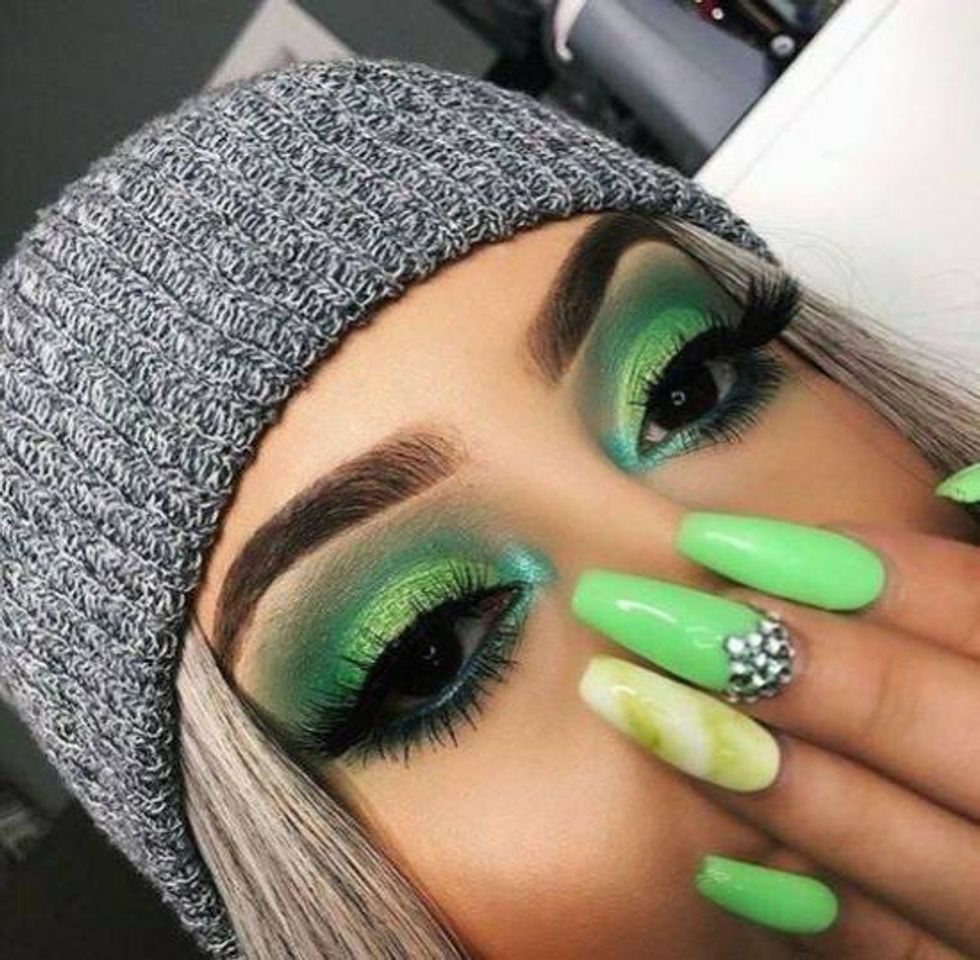 Moda Green meke 👁