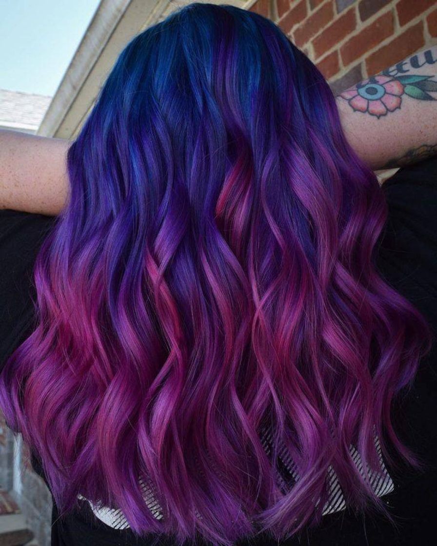 Moda Cabelo roxo 💜