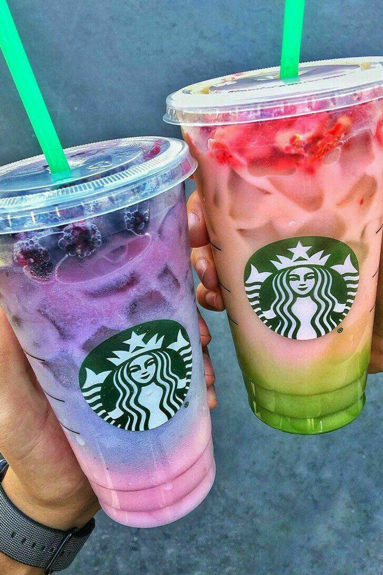 Moda Starbucks colorido 