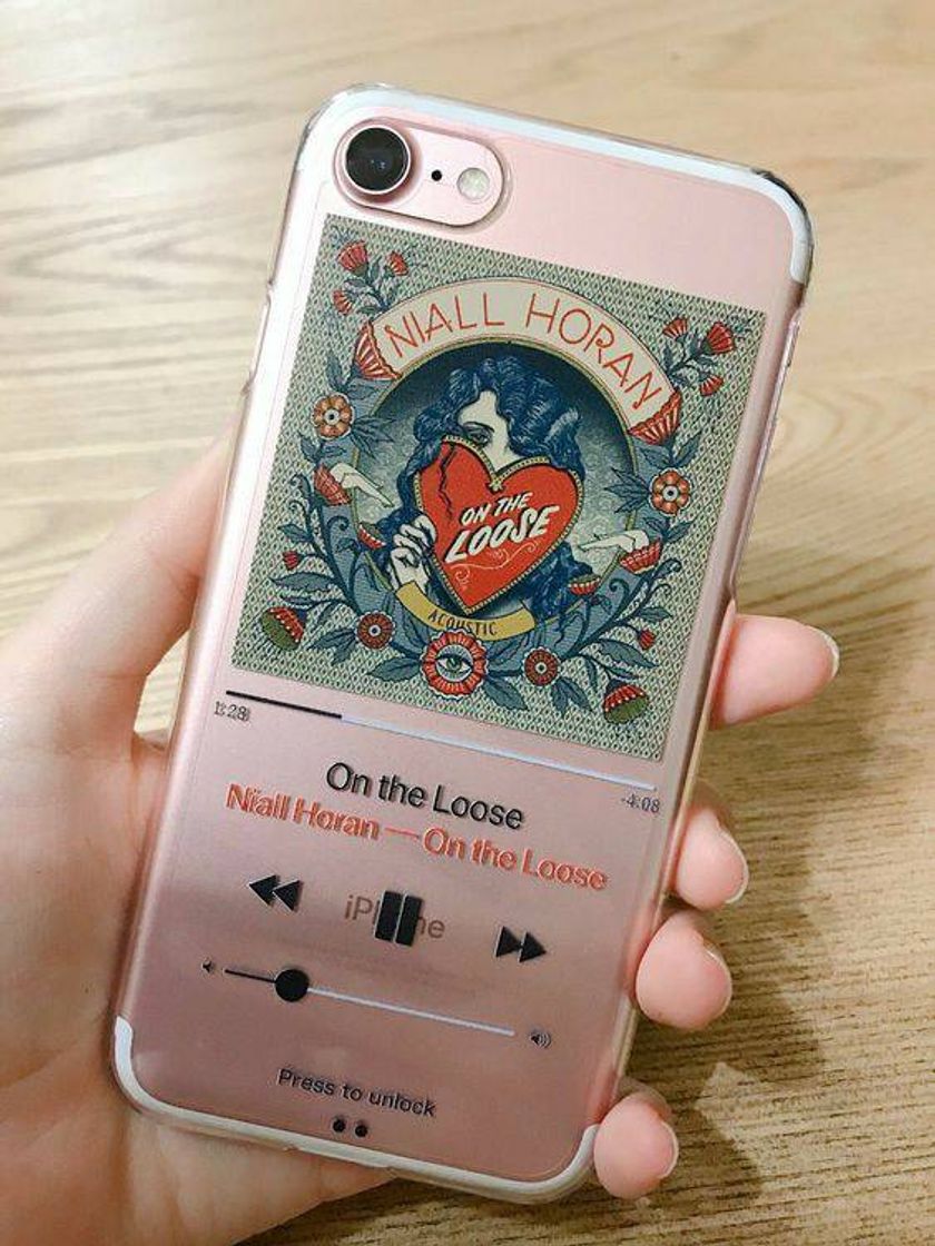 Capinha de celular personalizada com música 