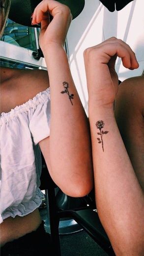 Tatuagem com amiga