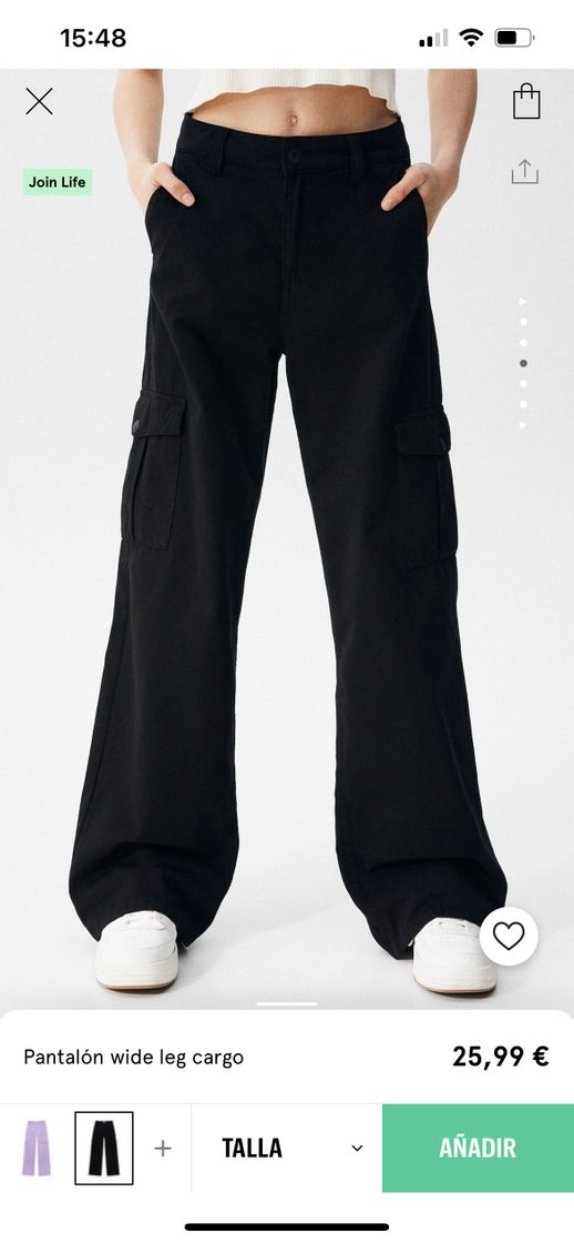 Pantalon cargo ancho