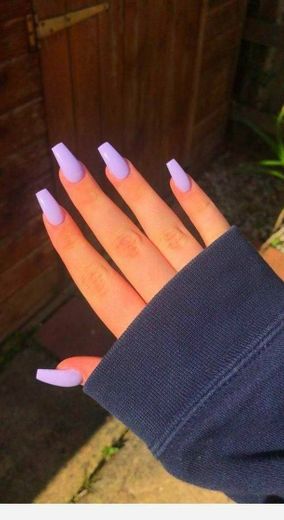 Purple nails