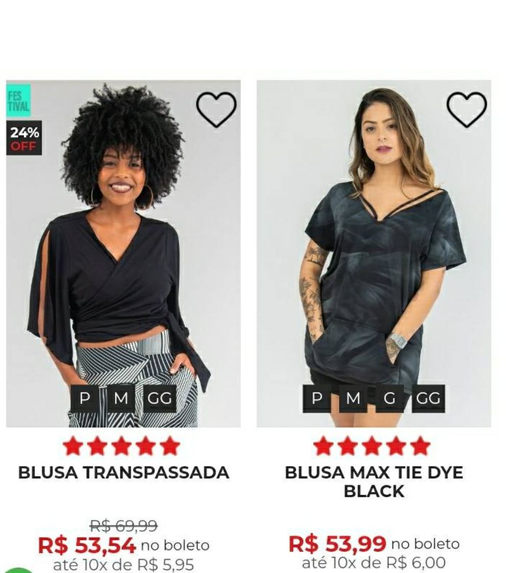 Fashion Blusas na moda