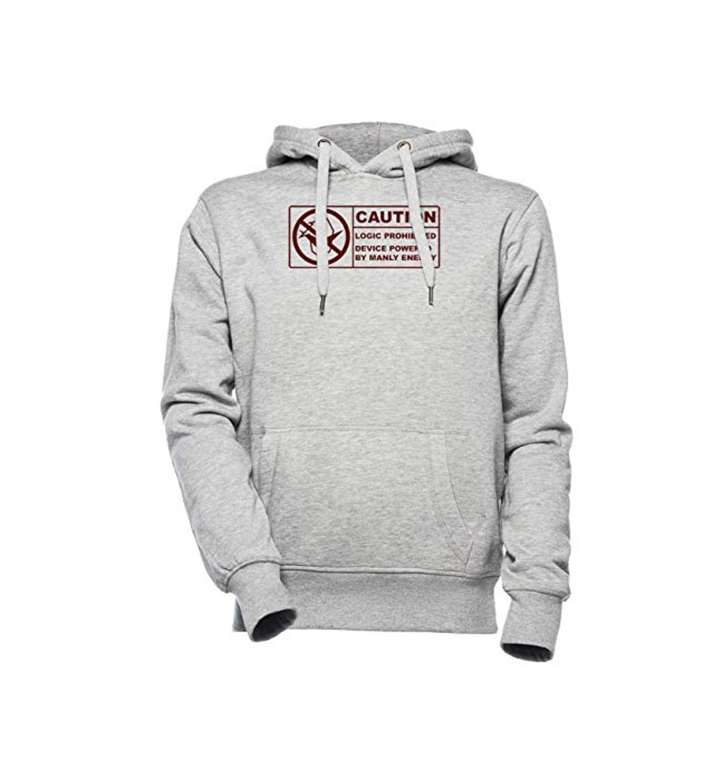 Social Motorizado por Varonil Energía Unisexo Hombre Mujer Sudadera con Capucha Gris Unisex Men's Women's Hoodie