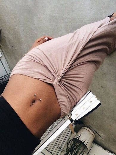 piercing na barriga🍂