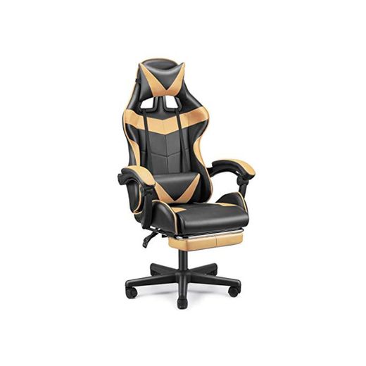 Soontrans Silla Gamer, Silla de Escritorio computadora Oficina ergonómica, Silla con Reposacabeza