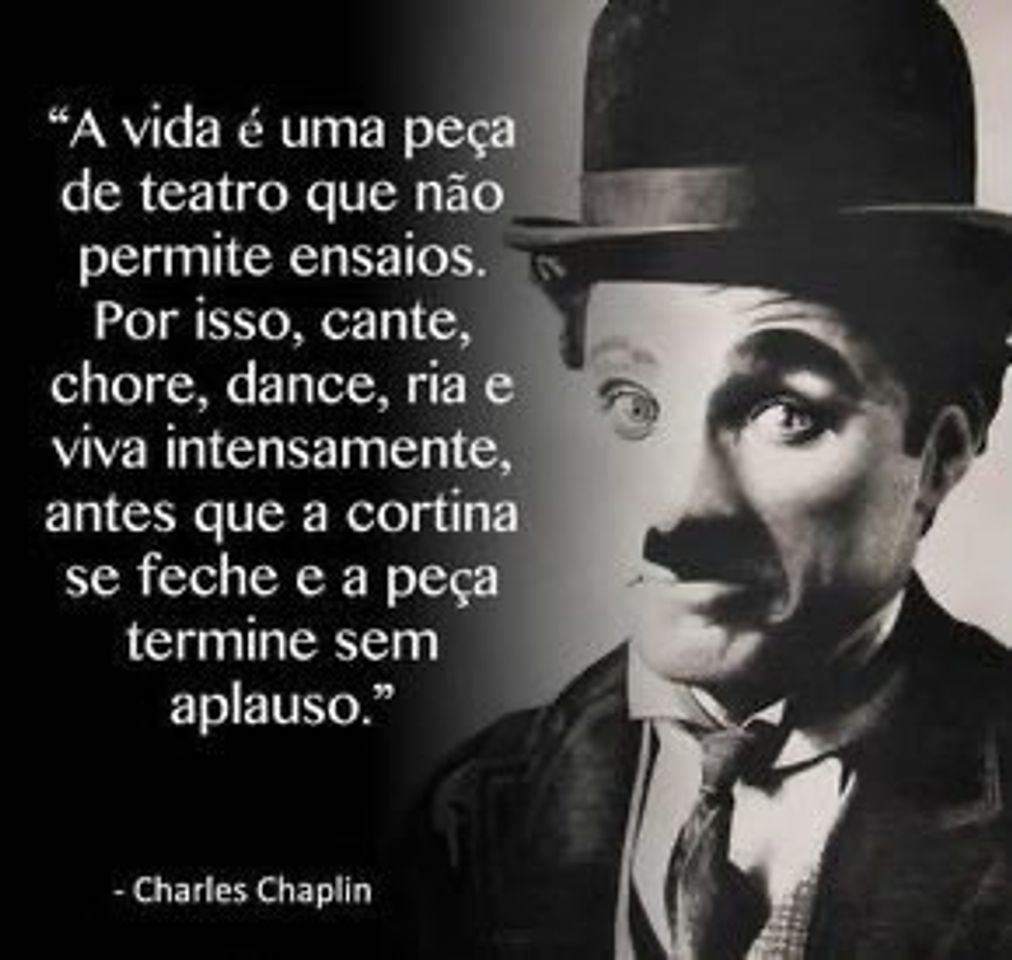 Fashion Frase Charles Chaplin 