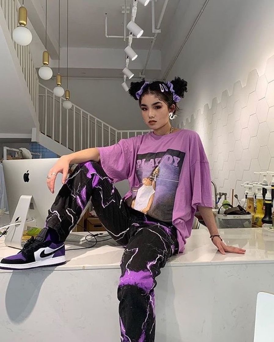 Fashion streetwear girl