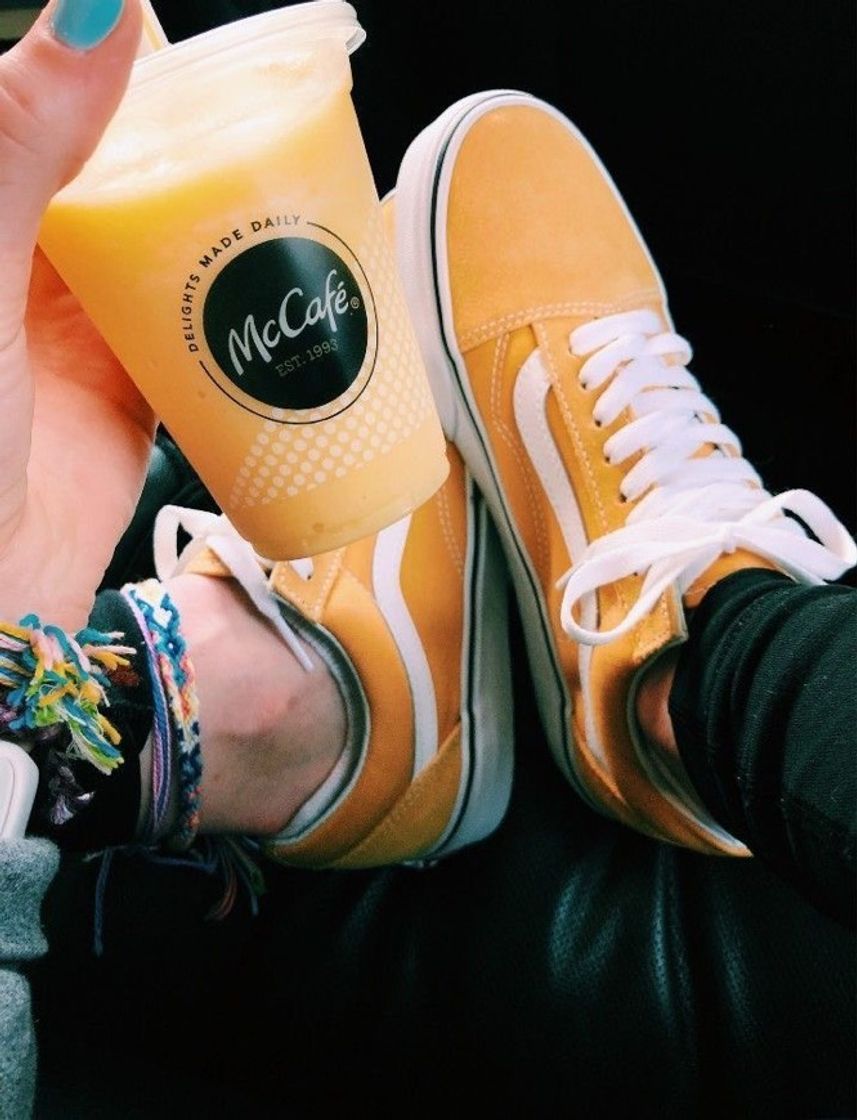 Fashion Astethic yellow vans