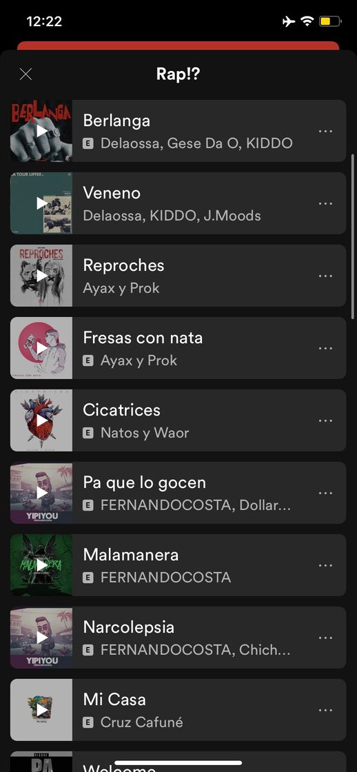 Music Playlist de Rap