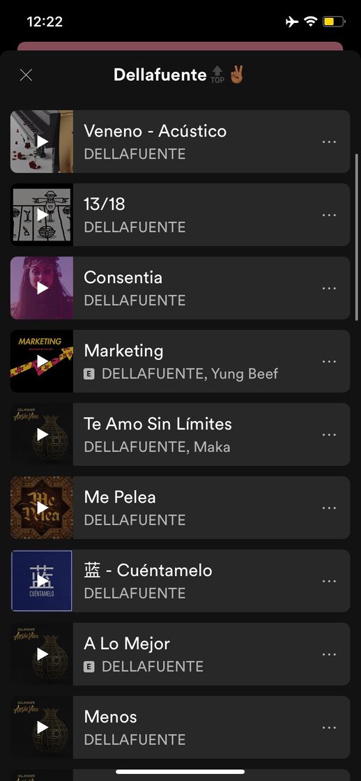 Music Playlist de Dellafuente