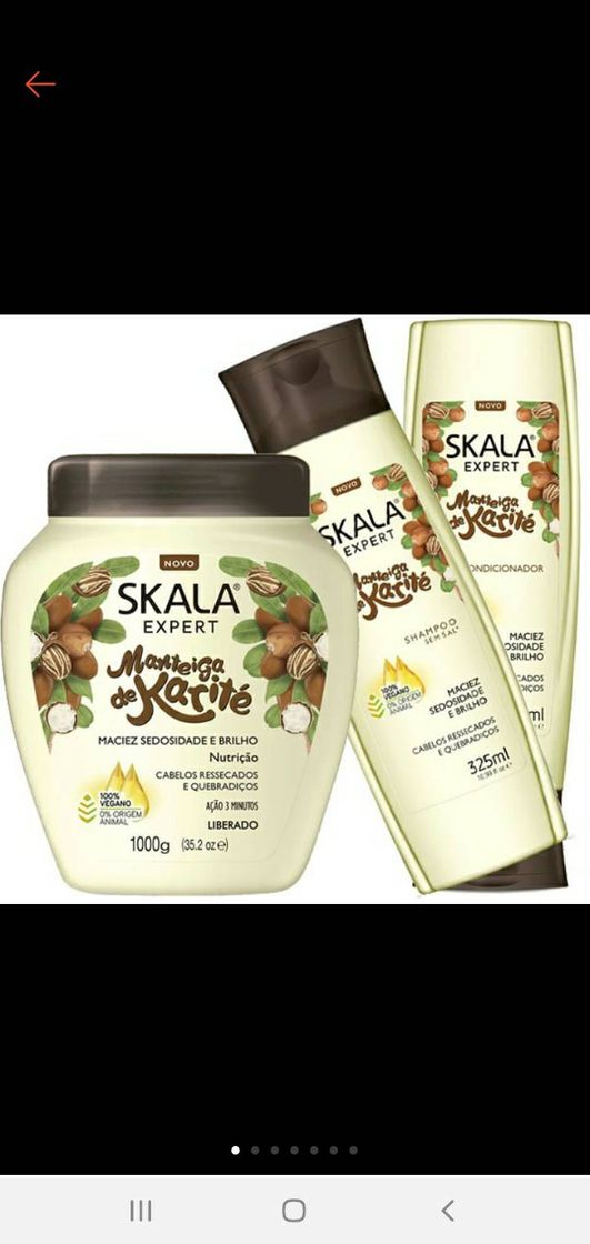 Producto Kit Hidratação Skala Manteiga de Karité Creme 1kg