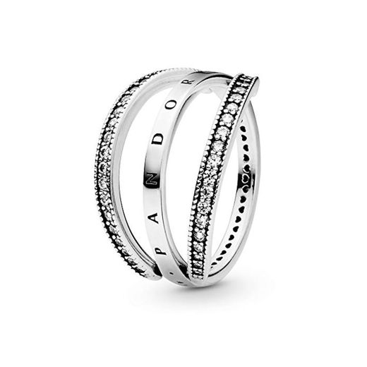 Pandora Anillo statement Mujer plata