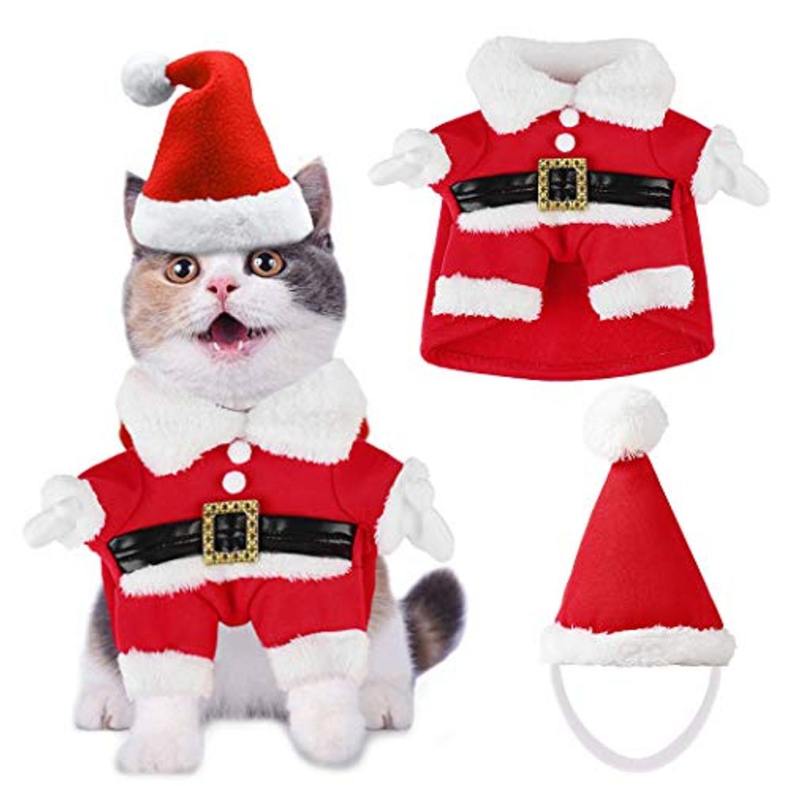 Product Dorakitten Disfraz de Navidad para Mascotas