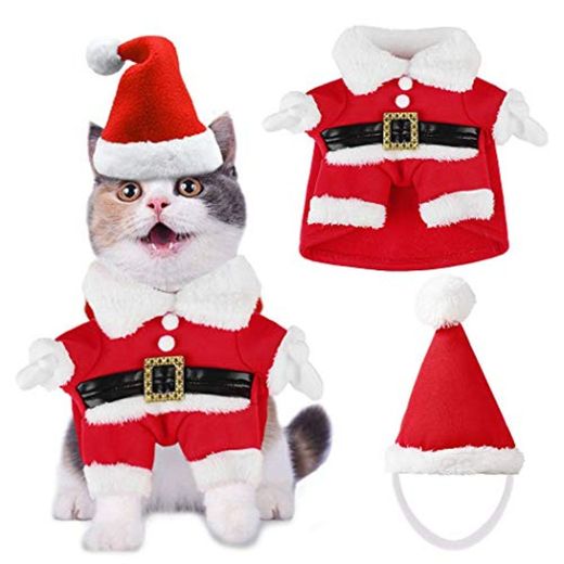 Dorakitten Disfraz de Navidad para Mascotas