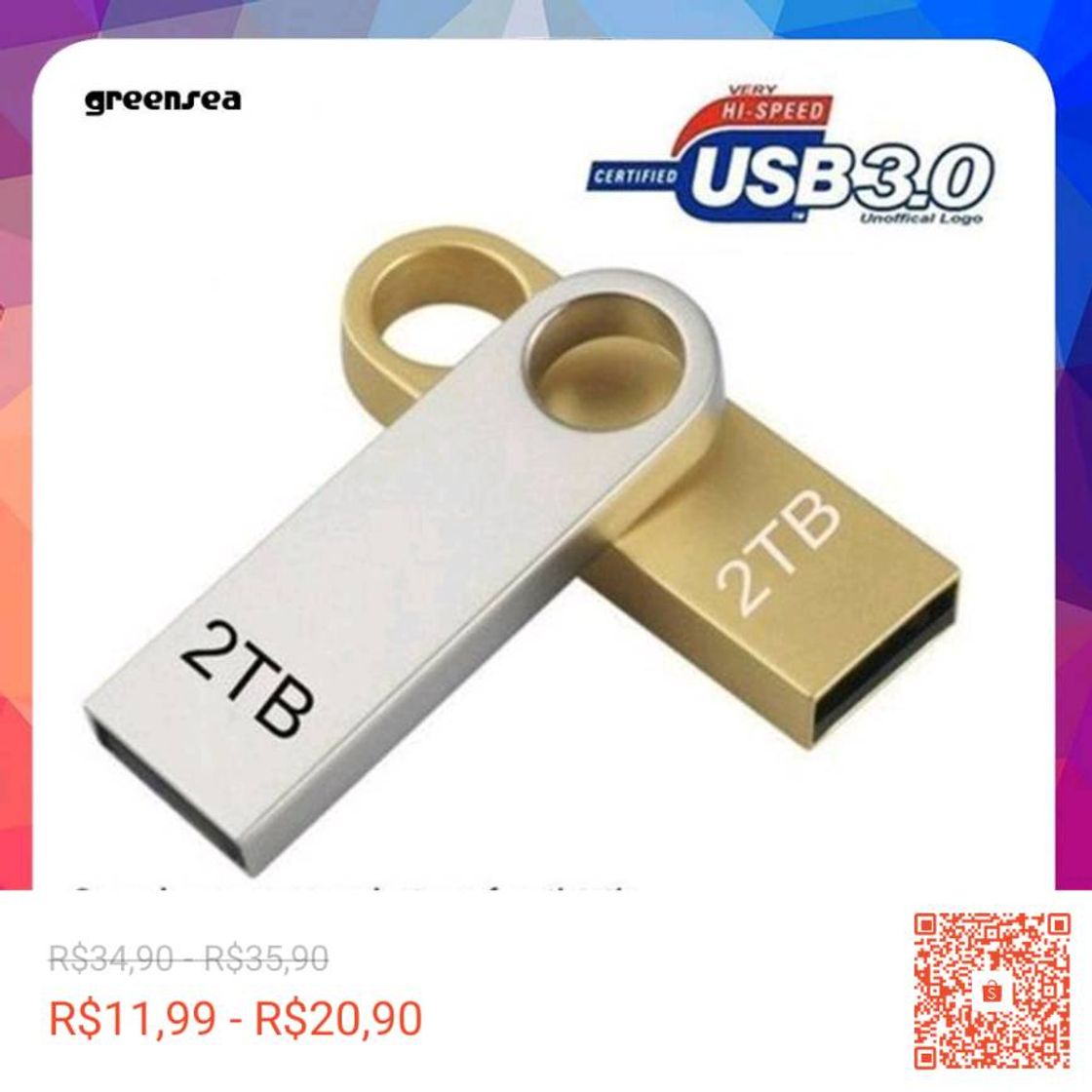 Product Pen-drive 1TB por R$11