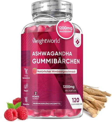 Ashwagandha raspberry gummies