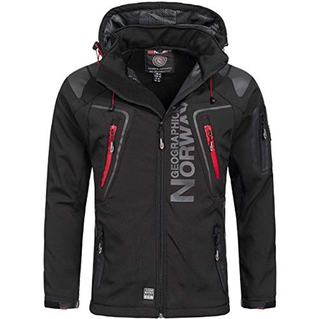 Fashion Geographical Norway TECHNO MEN - Chaqueta Softshell Impermeable Para Hombres - Capucha