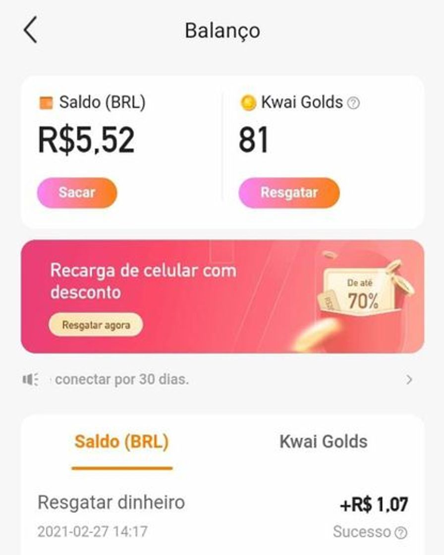 Fashion App KWAI receba dinheiro assistindo videos 