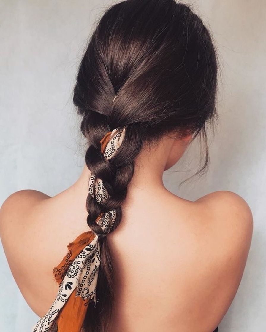 Moda SEGO Diadema Trenza Elástica Mujer Pelo Trenzado Sintético Se Ve Natural [Castaño