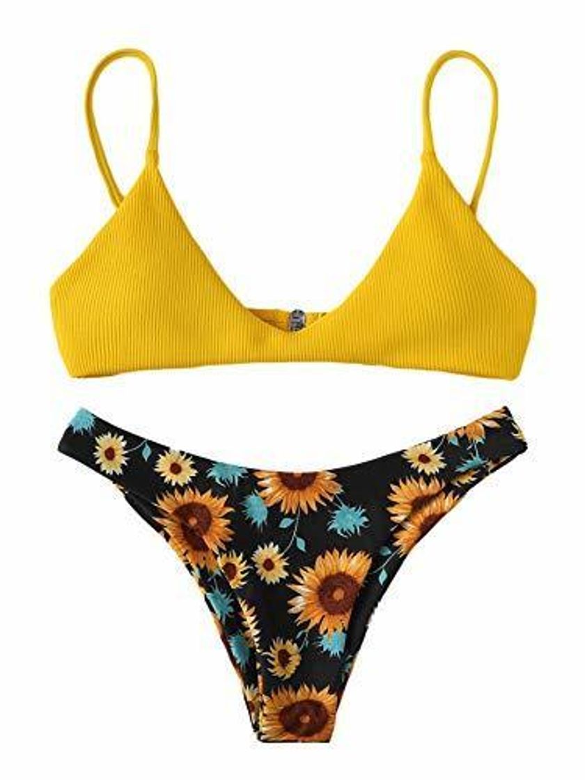 Moda SOLY HUX Mujer Conjunto De Bikini Estampado