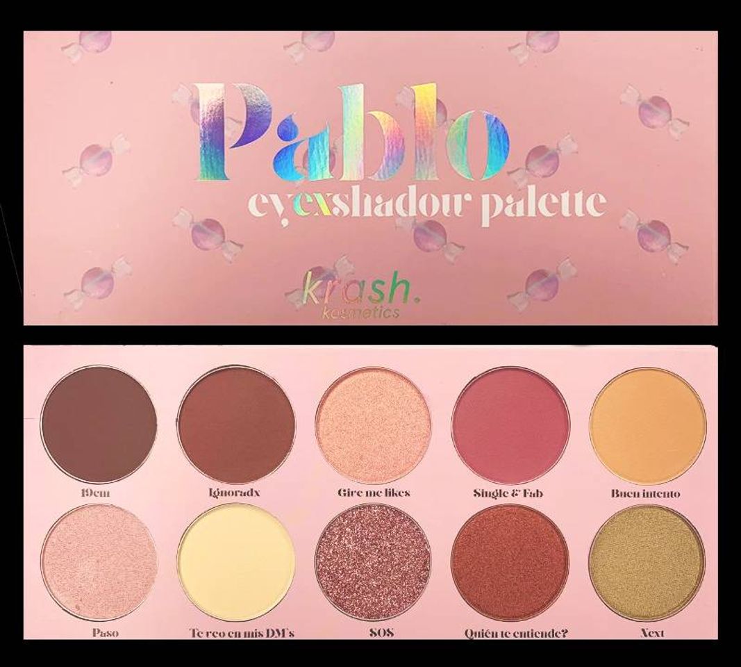 Moda Paleta de Sombras eyEXshadow Palette Pablo – Krash Kosmetics